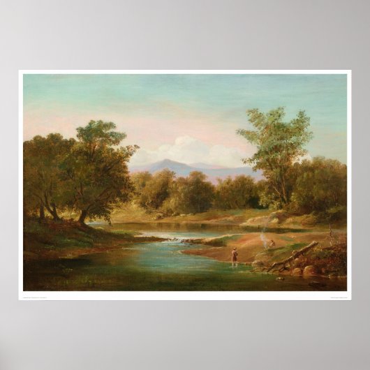 Poster Scène de la rivière Carmel (0236A) (Devant)