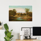 Poster Scène de la rivière Carmel (0236A) (Bureau à domicile)