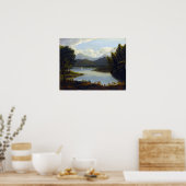 Poster Scène de la rivière Victor de Grailly Hudson (Cuisine)