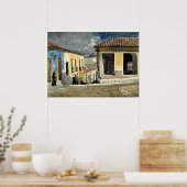 Poster Scène de la rue Santiago de Cuba (Cuisine)