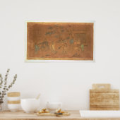 Poster Scène de la vie de Confucius (Cuisine)