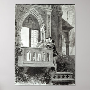 Poster Scène de l'Acte II de Roméo et Juliette