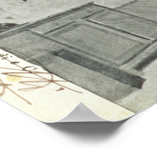 Poster Scène de l'Acte IV de l'opéra "La Boheme" (Coin)