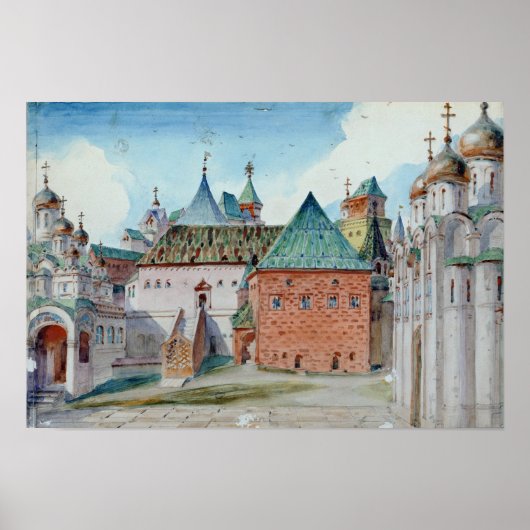 Poster Scène de l'opéra de Modest Mussorgsky (Devant)