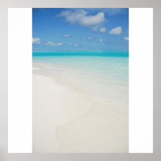 Poster Scène de lune de miel aux Maldives