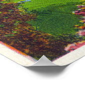 Poster Scène de natation au Parc d'État du lac Cayuga (Coin)