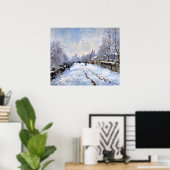 Poster Scène de neige à Argenteuil (Bureau à domicile)