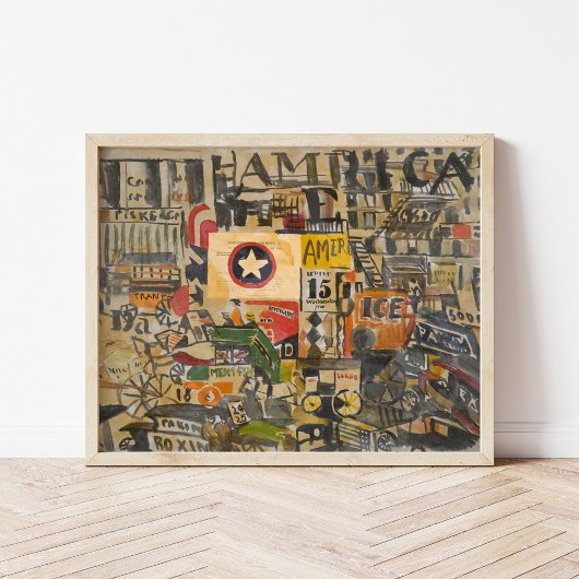 Poster Scène de New York | Joaquín Torres-García