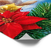 Poster Scène de Noël enneigée (Coin)