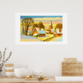 Poster Scène de Noël néerlandaise (Cuisine)