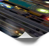 POSTER SCÈNE DE NUIT DE LA RUE DE LA VILLE (Coin)