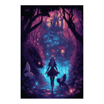 Scène de nuit de l'Anime d'Halloween