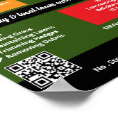 Poster Scène de pelouse-tondeuse, Services d'entretien de (Coin)