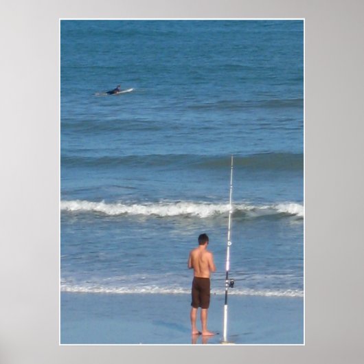 Poster scène de plage (Devant)