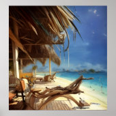 Poster Scène de plage 2 (Devant)