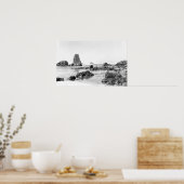 Poster Scène de plage à Cannon Beach, Oregon Photo (Cuisine)