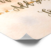 Poster Scène de plage, bar à mimosa, panneau, fête de mar (Coin)