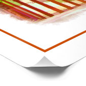 Poster Scène de plage des îles Bahama tropicales (Coin)