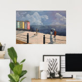Poster Scène de plage Edwardian (Bureau à domicile)