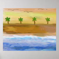 Scène De Plage Serene