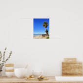 Poster Scène De Plage Tropicale (Cuisine)