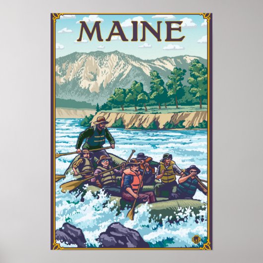Poster Scène de Rafting du MaineRiver (Devant)
