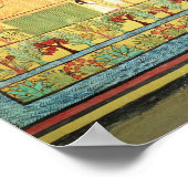 Poster Scène de récolte sur le mur de l'Est (Coin)