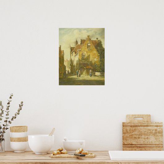 Poster Scène de rue (Cuisine)