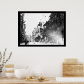 Poster Scène de rue à Chinatown, New York 1913 (Cuisine)