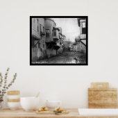 Poster Scène de rue à Damas, Syrie 1895 (Cuisine)