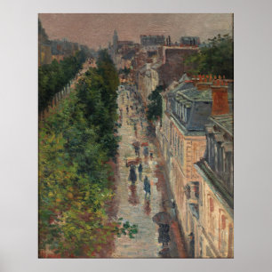 Poster Scène de rue à Paris