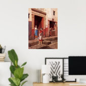 POSTER SCÈNE DE RUE À POMPEI (Bureau à domicile)