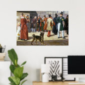 Poster Scène de rue à Stockholm (Bureau à domicile)