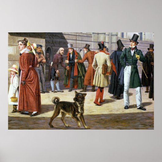 Poster Scène de rue à Stockholm (Devant)