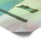 Poster Scène de rue arrière américaine Urban Pop Art (Coin)