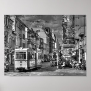 Poster Scène de rue, Brême