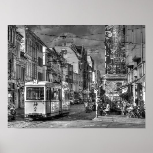 Poster Scène de rue, Brême (Devant)