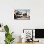 Poster Scène de rue montrant l'hôtel Tremont (Bureau à domicile)