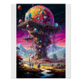 Poster Scène de science-fiction (Devant)