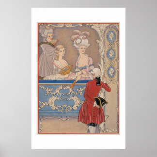 Poster Scène de théâtre des Liaisons Dangereuses