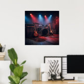 Poster Scène de Vibrations (Bureau à domicile)