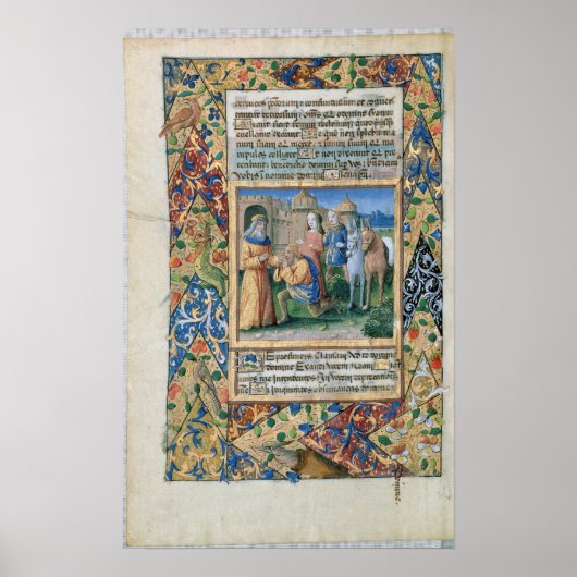 Poster Scène des Heures de Louis d'Orléans (Devant)