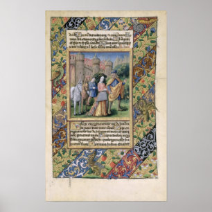 Poster Scène des 'heures des d'Orleans de Louis