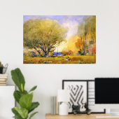 Poster Scène d'été (Bureau à domicile)