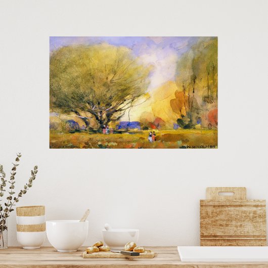 Poster Scène d'été (Cuisine)