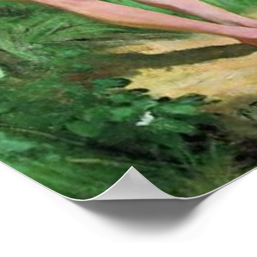 Poster Scène d'été, Frederick Bazille (Coin)