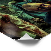 Poster Scène d'Halloween apocalyptique de SlipperyJoe gra (Coin)
