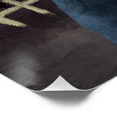 Poster Scène d'Halloween de l'arbre généalogique (Coin)