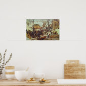Poster Scène d'hiver, 16ème siècle (Cuisine)
