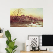 Poster Scène d'hiver 2 (Bureau à domicile)